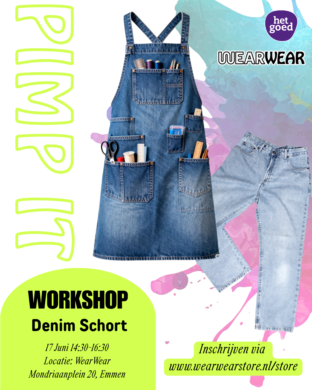 PIMP IT: Denim Schort Maken