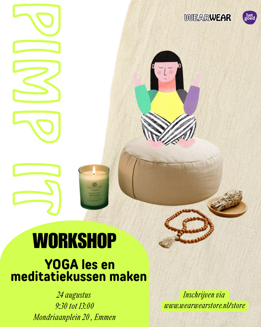 Pimp It: Yoga les en meditatiekussen